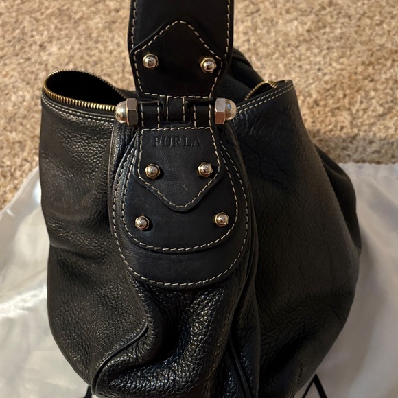 Furla Classic Black Hobo Bag - Picture 2 of 5